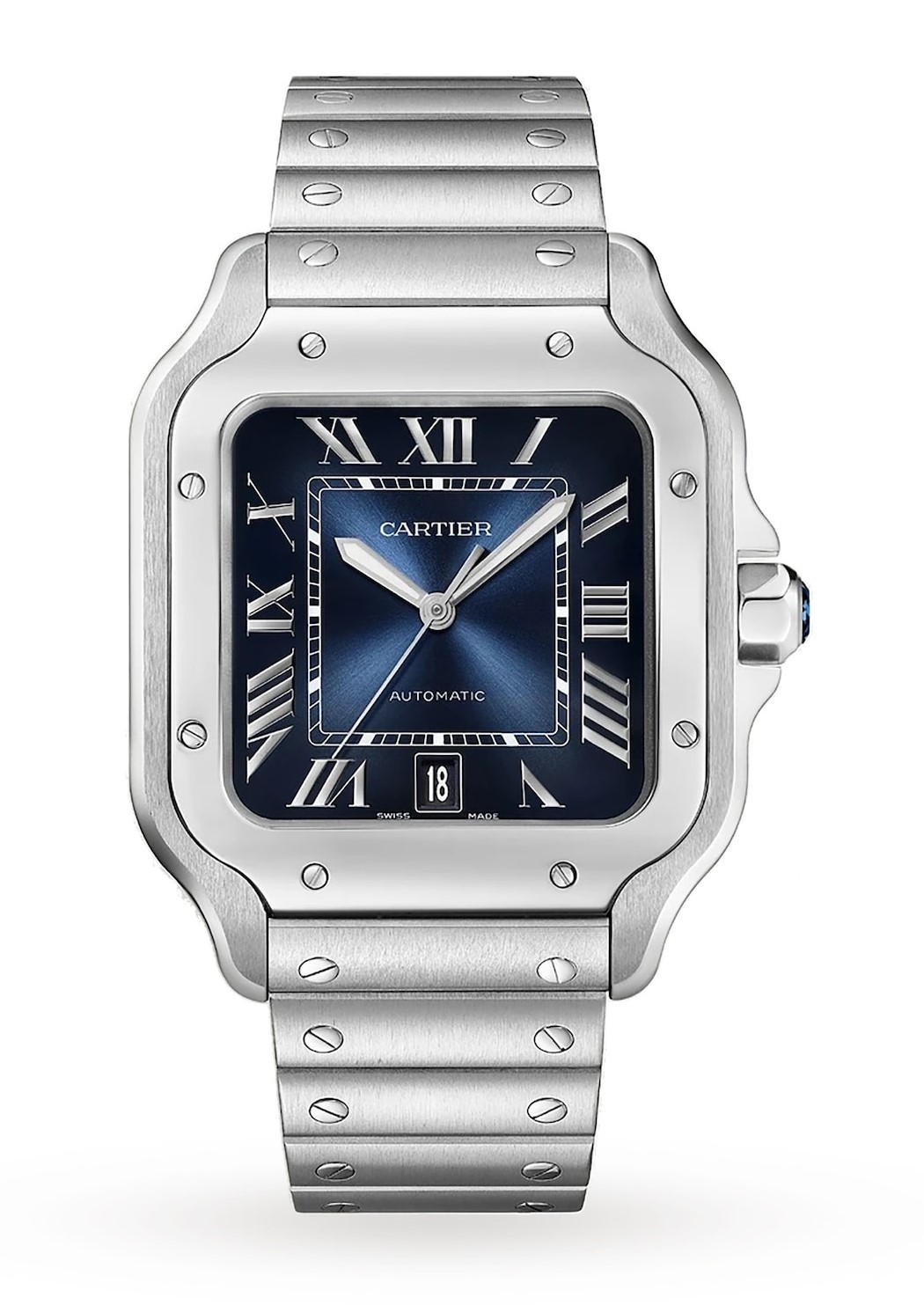 Cartier Santos Blue Medium WSSA0063