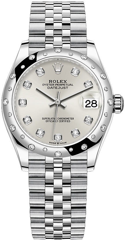 Datejust 31mm Stainless Steel 278344rbr Silver Diamond Jubilee