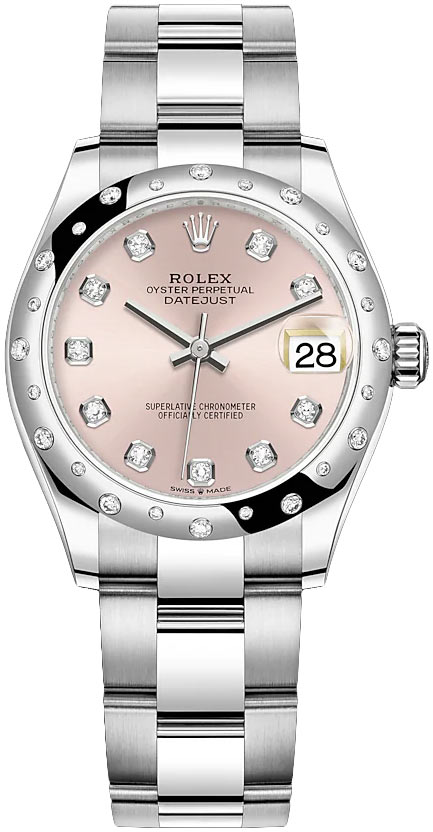 Datejust 31mm Stainless Steel 278344rbr Pink Diamond Oyster