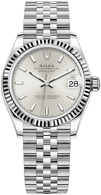 Rolex Datejust 31mm Stainless Steel 278274 Silver Index Jubilee