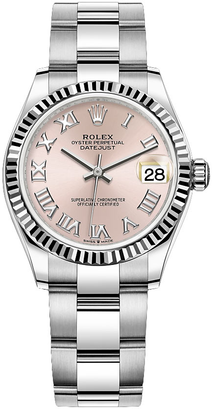 Datejust 31mm Stainless Steel 278274 Pink Roman Oyster