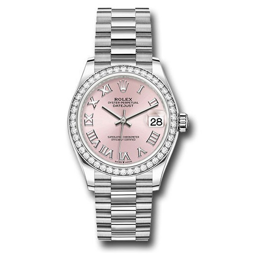 Datejust 31mm White Gold 278289RBR Pink Roman President