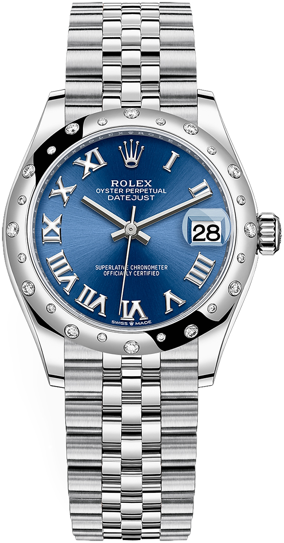 Datejust 31mm Stainless Steel 278344rbr Blue Roman Jubilee