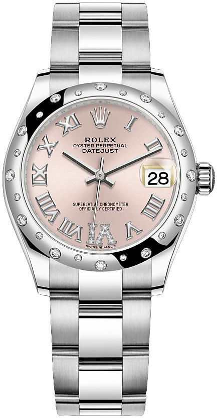 Datejust 31mm Stainless Steel 278344rbr Pink VI Oyster