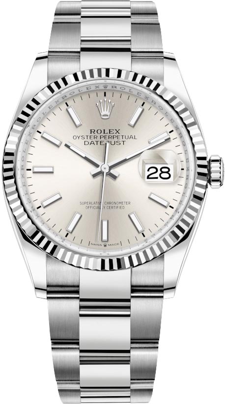 Datejust 36mm Stainless Steel 126234 Silver Index Oyster